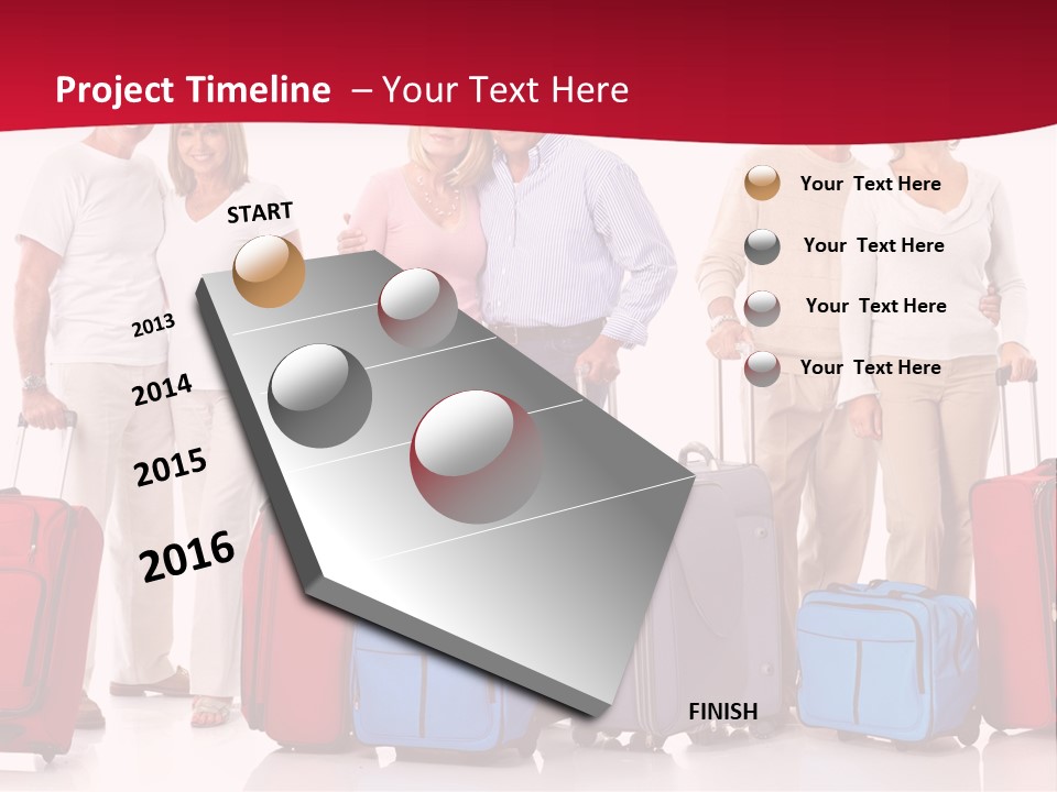 Older Old Suitcase PowerPoint Template