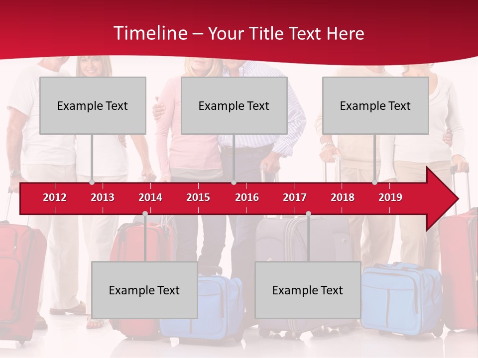 Older Old Suitcase PowerPoint Template