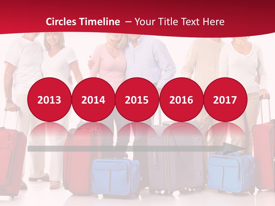 Older Old Suitcase PowerPoint Template