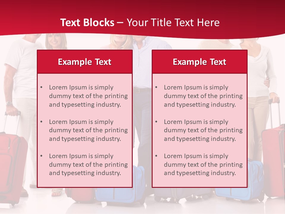 Older Old Suitcase PowerPoint Template