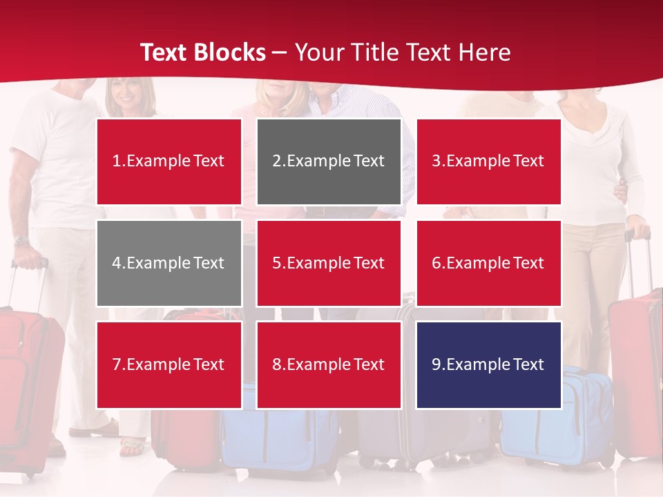 Older Old Suitcase PowerPoint Template