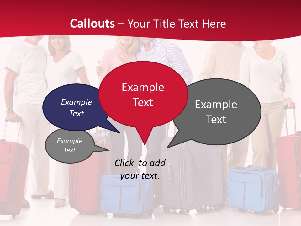 Older Old Suitcase PowerPoint Template