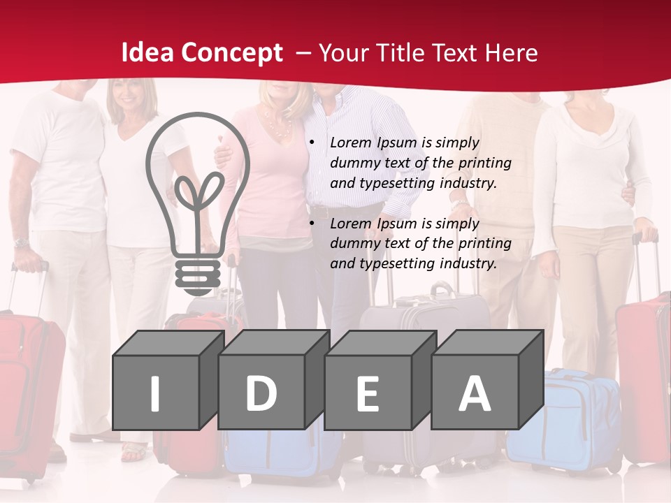 Older Old Suitcase PowerPoint Template