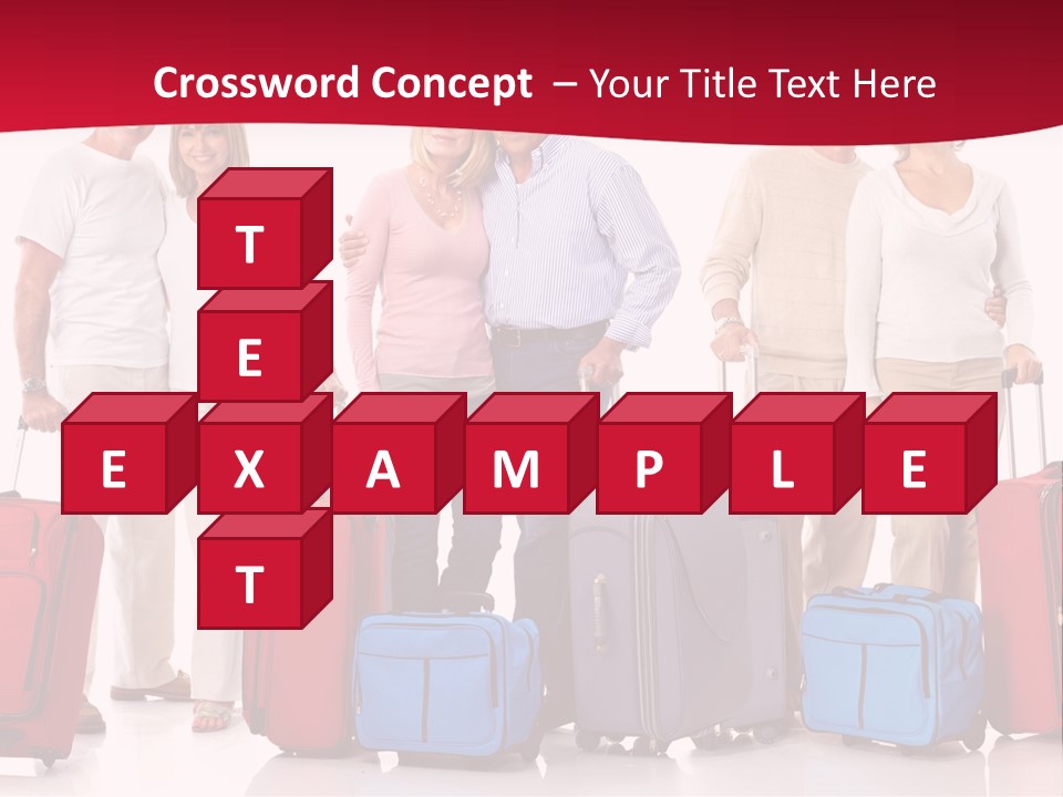 Older Old Suitcase PowerPoint Template