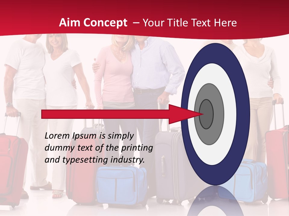 Older Old Suitcase PowerPoint Template