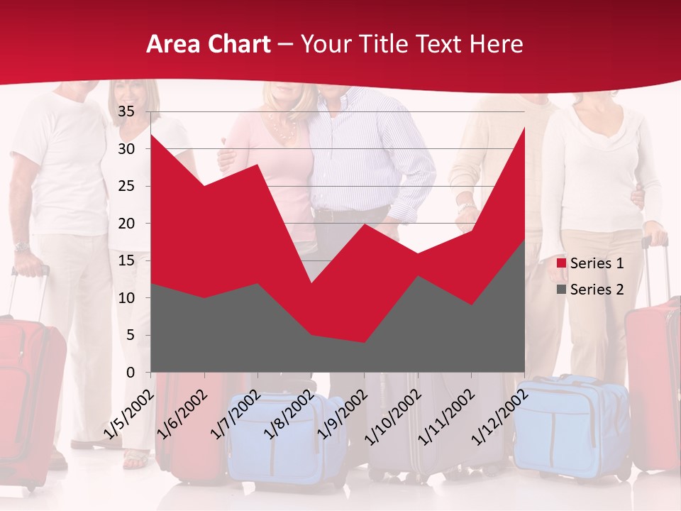 Older Old Suitcase PowerPoint Template