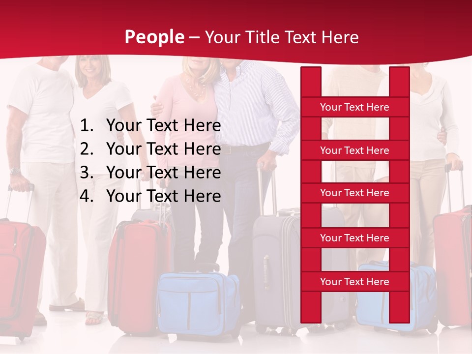Older Old Suitcase PowerPoint Template