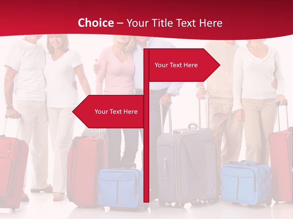 Older Old Suitcase PowerPoint Template