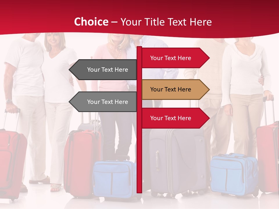 Older Old Suitcase PowerPoint Template