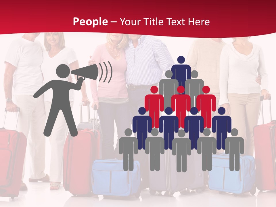 Older Old Suitcase PowerPoint Template