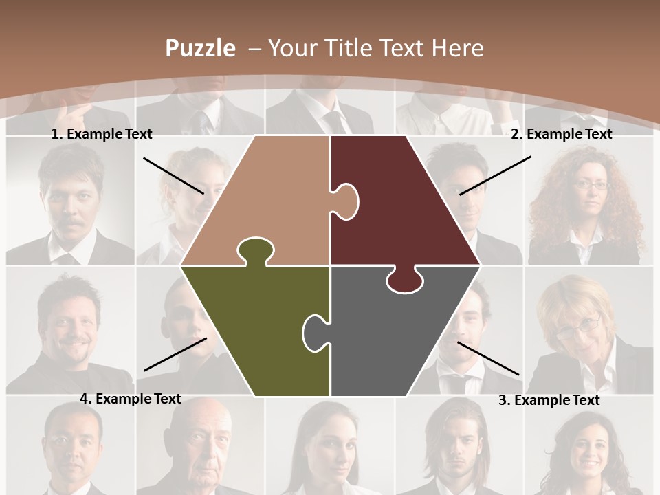 Face Job Square PowerPoint Template