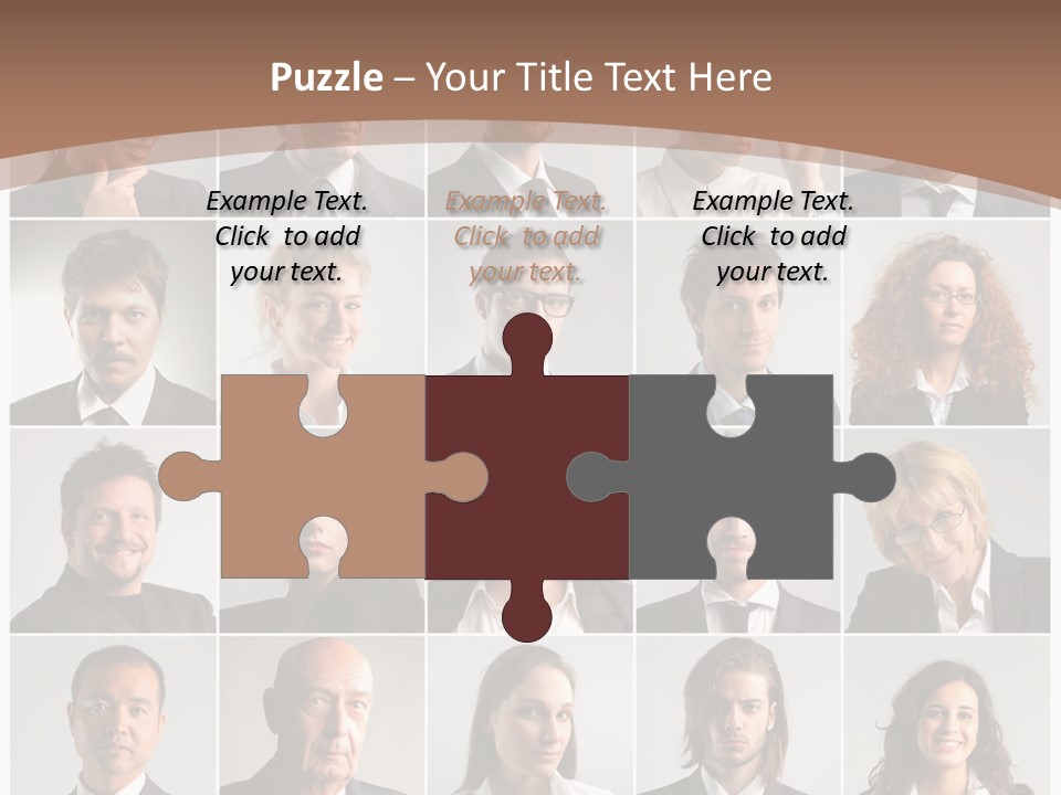 Face Job Square PowerPoint Template