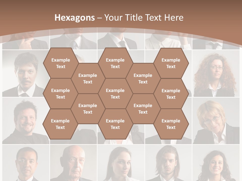 Face Job Square PowerPoint Template
