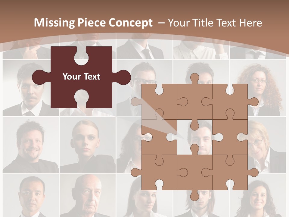 Face Job Square PowerPoint Template