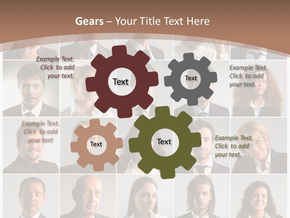 Face Job Square PowerPoint Template