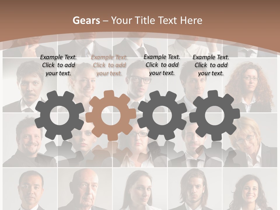 Face Job Square PowerPoint Template