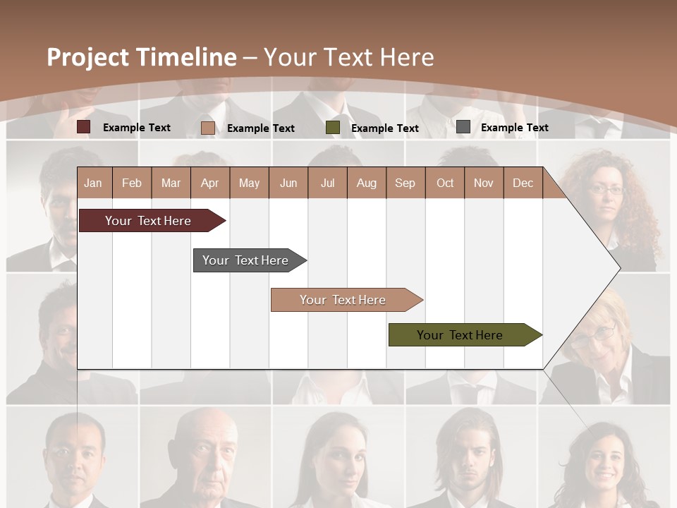 Face Job Square PowerPoint Template