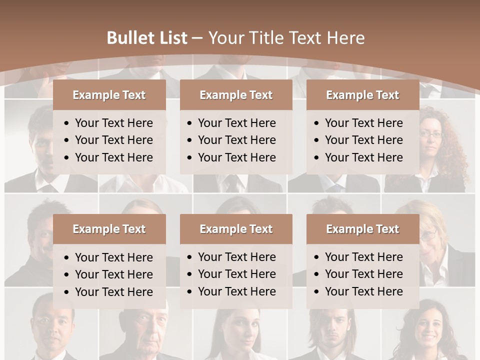 Face Job Square PowerPoint Template