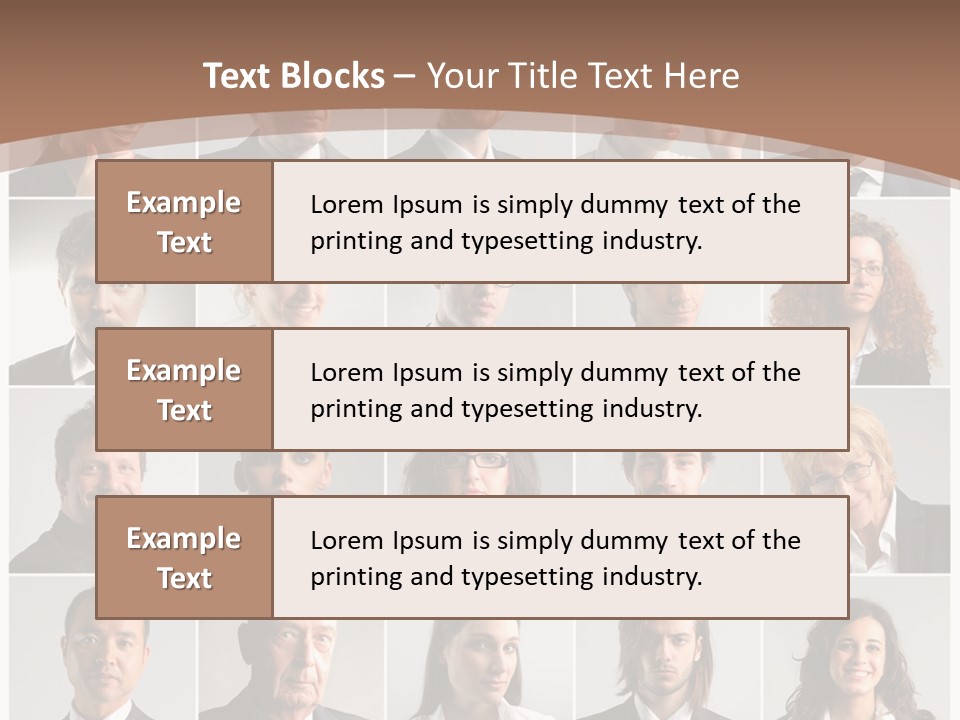 Face Job Square PowerPoint Template