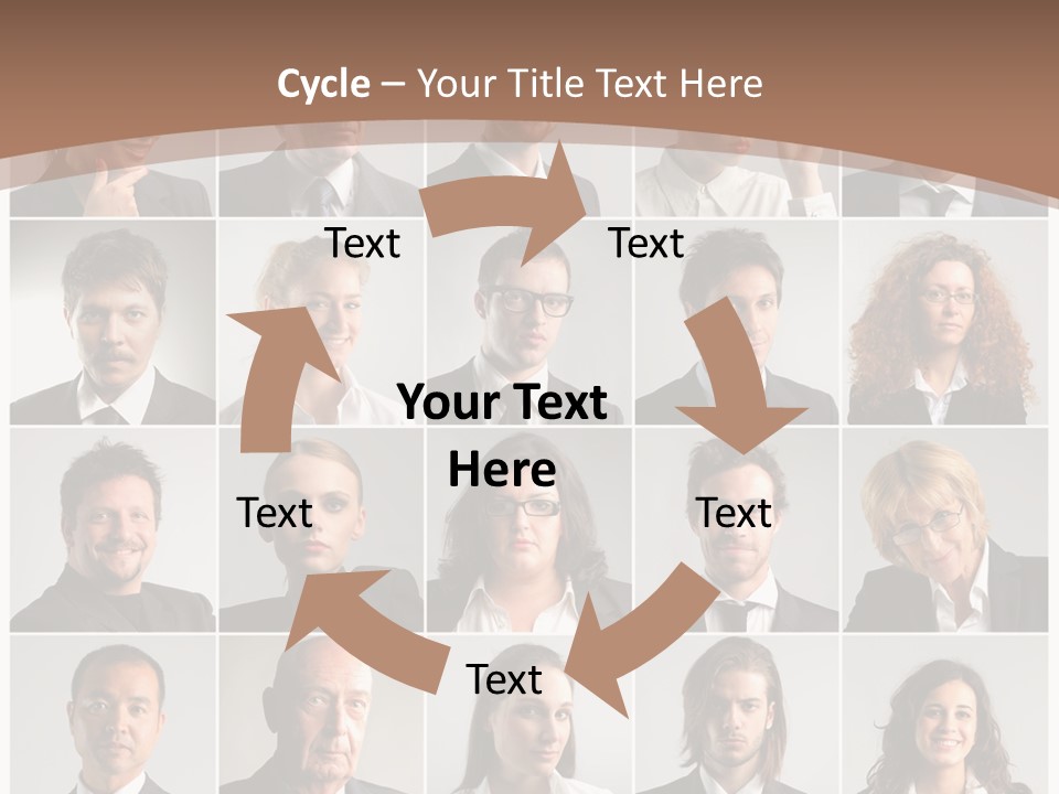 Face Job Square PowerPoint Template