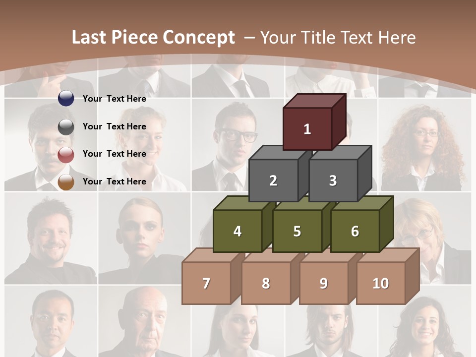 Face Job Square PowerPoint Template