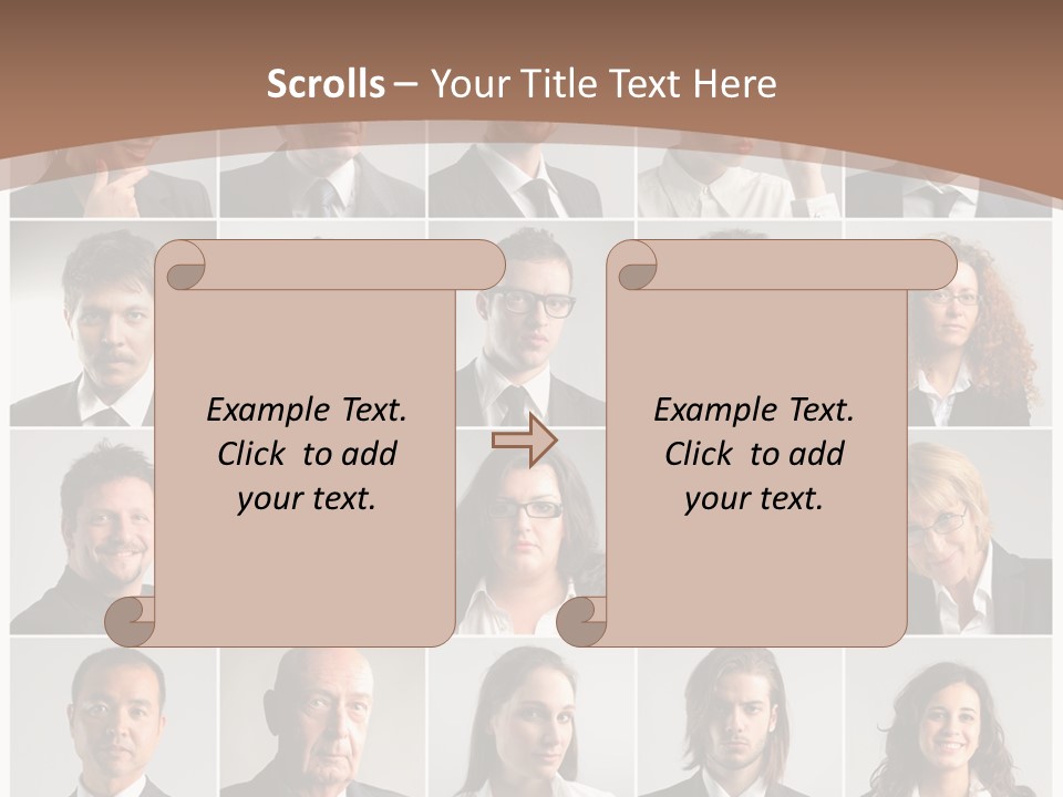 Face Job Square PowerPoint Template