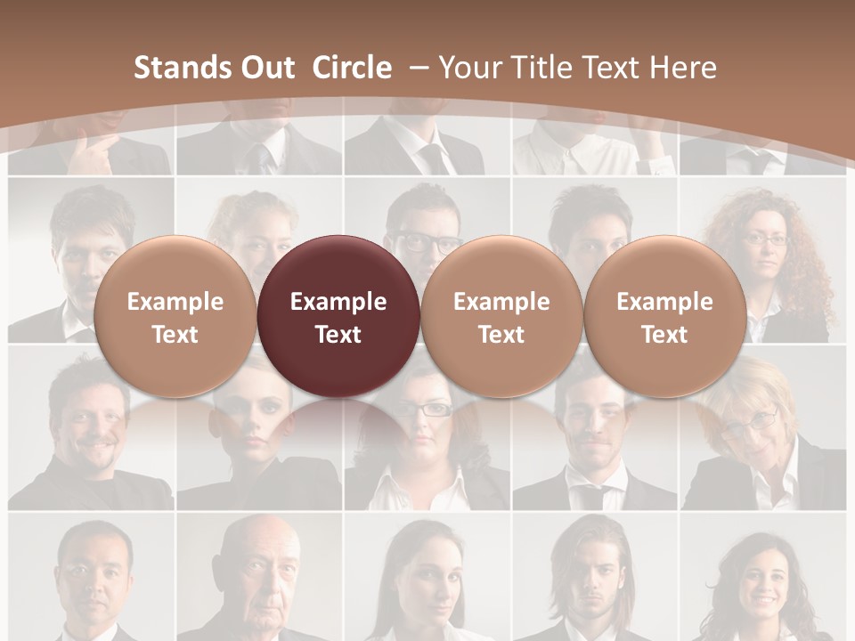 Face Job Square PowerPoint Template