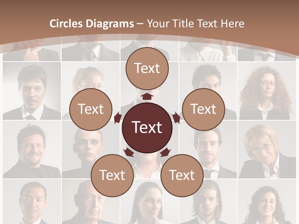 Face Job Square PowerPoint Template