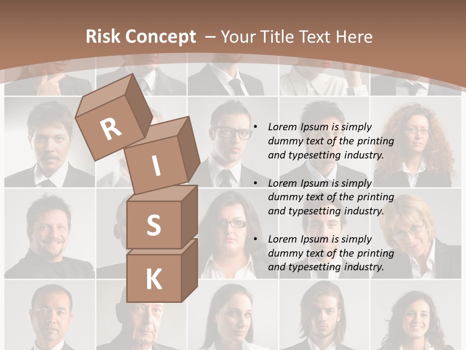 Face Job Square PowerPoint Template