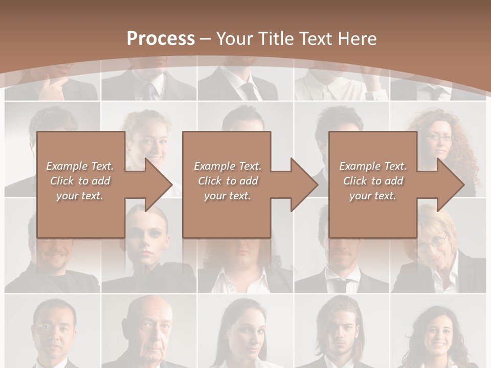 Face Job Square PowerPoint Template