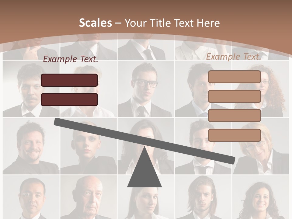 Face Job Square PowerPoint Template