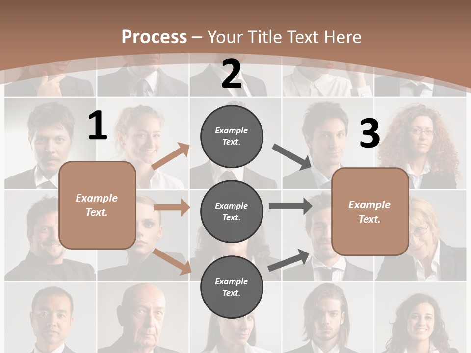 Face Job Square PowerPoint Template