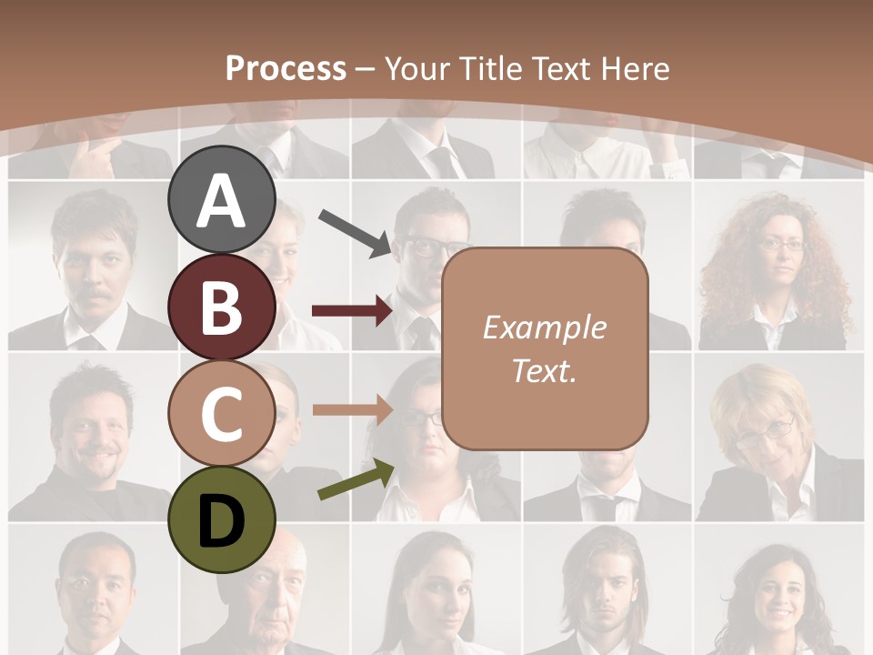 Face Job Square PowerPoint Template