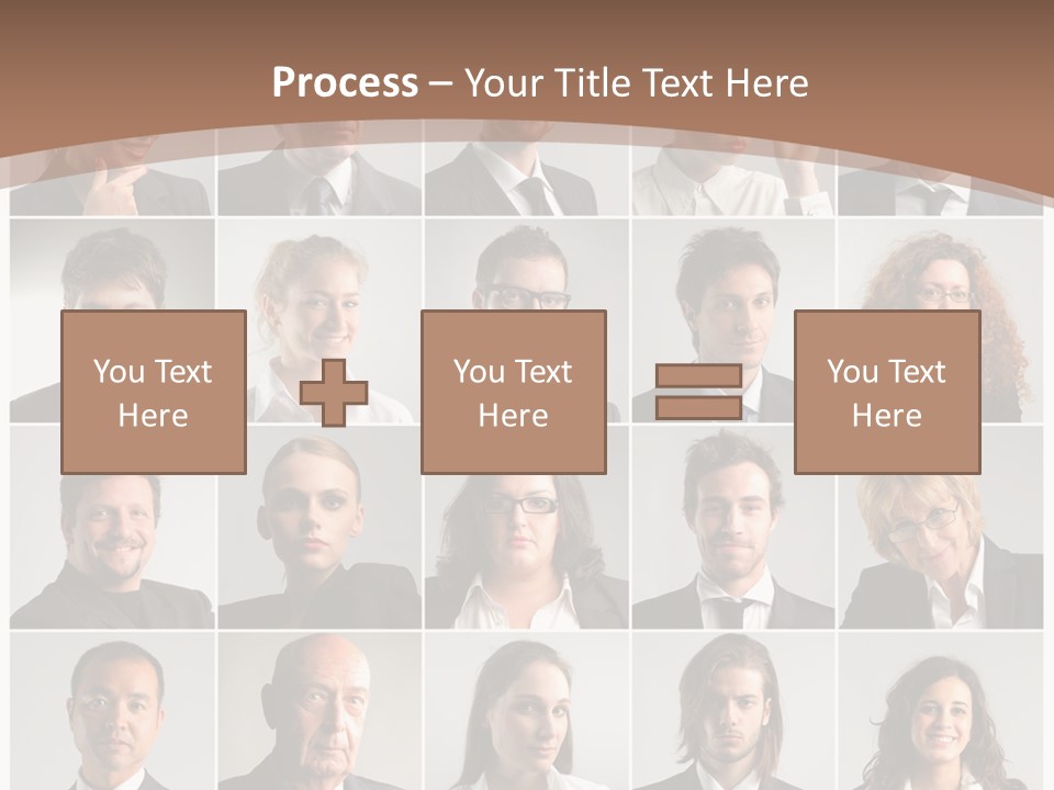 Face Job Square PowerPoint Template