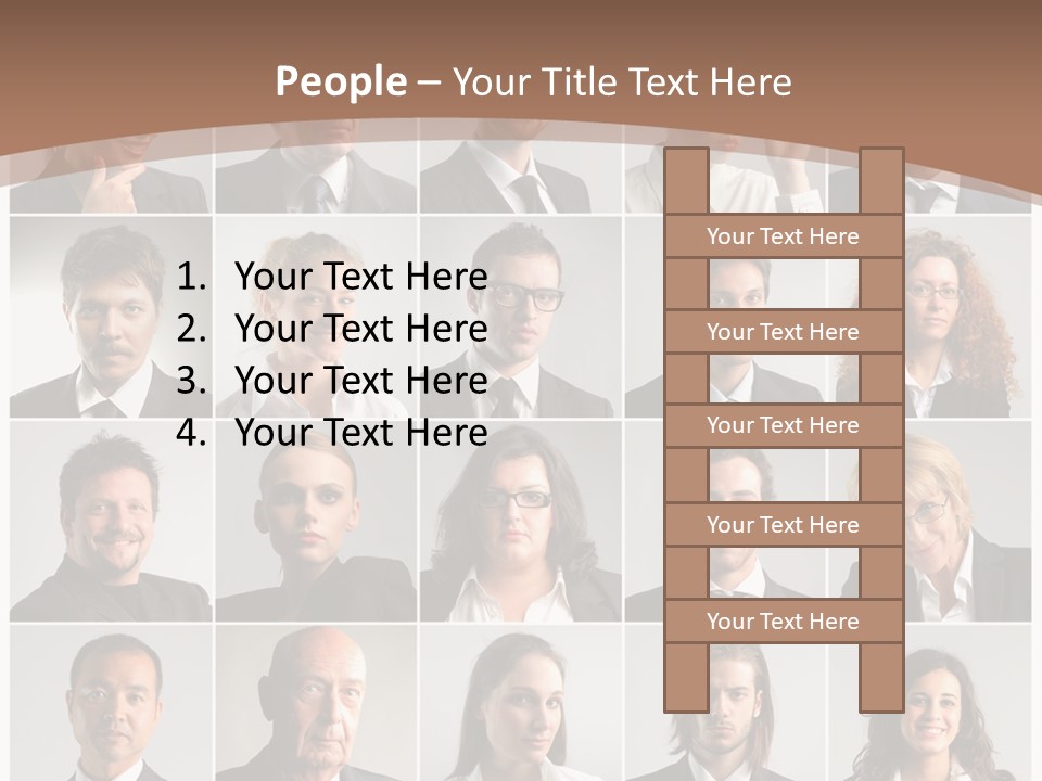 Face Job Square PowerPoint Template