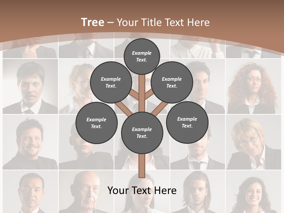Face Job Square PowerPoint Template