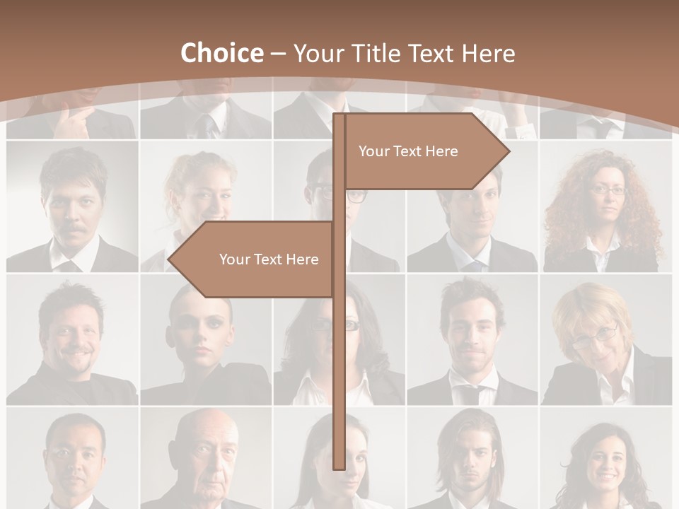 Face Job Square PowerPoint Template