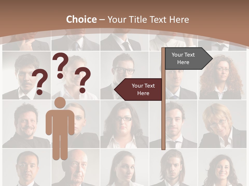Face Job Square PowerPoint Template