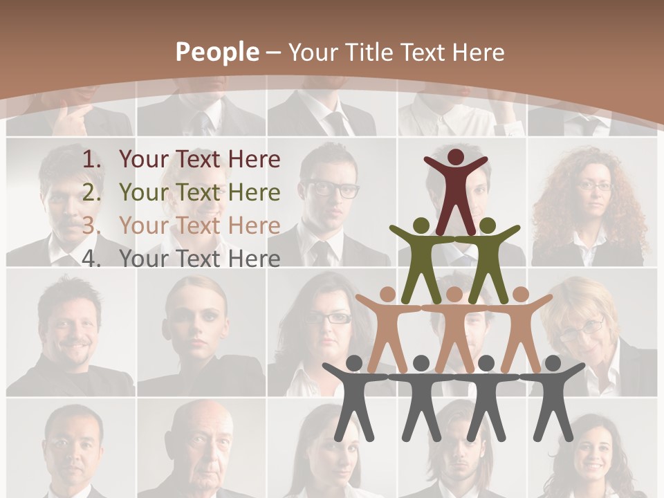 Face Job Square PowerPoint Template