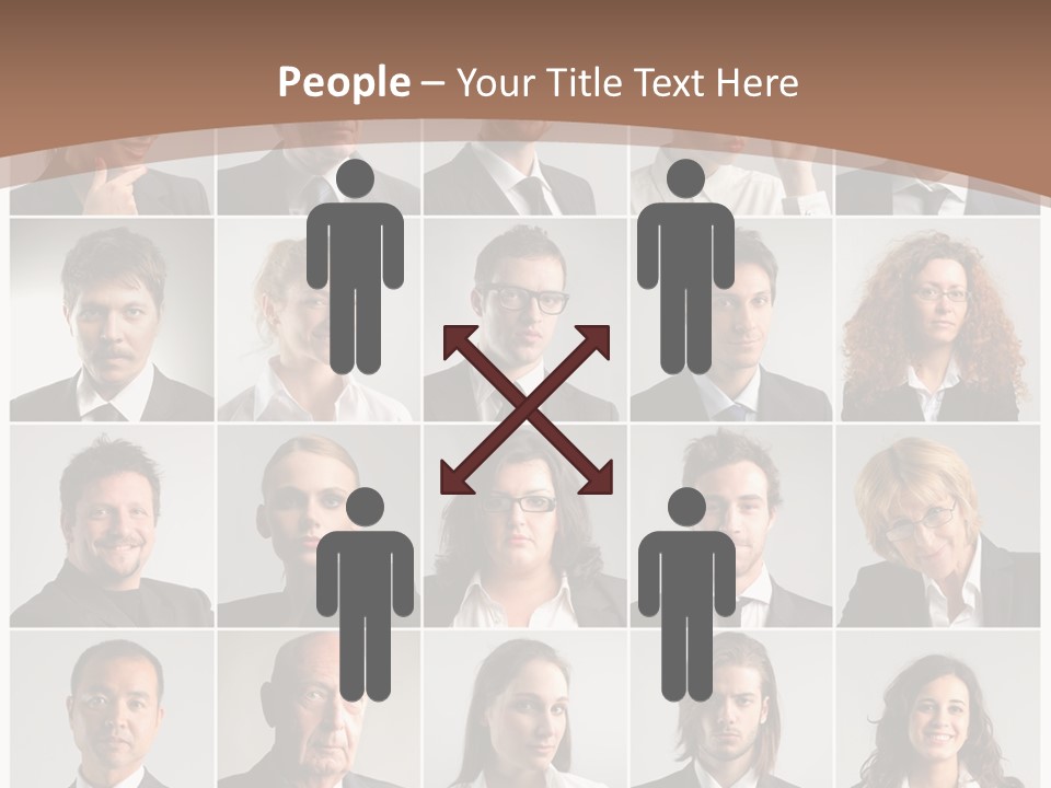Face Job Square PowerPoint Template