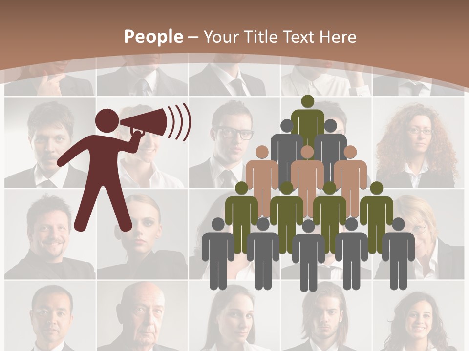 Face Job Square PowerPoint Template