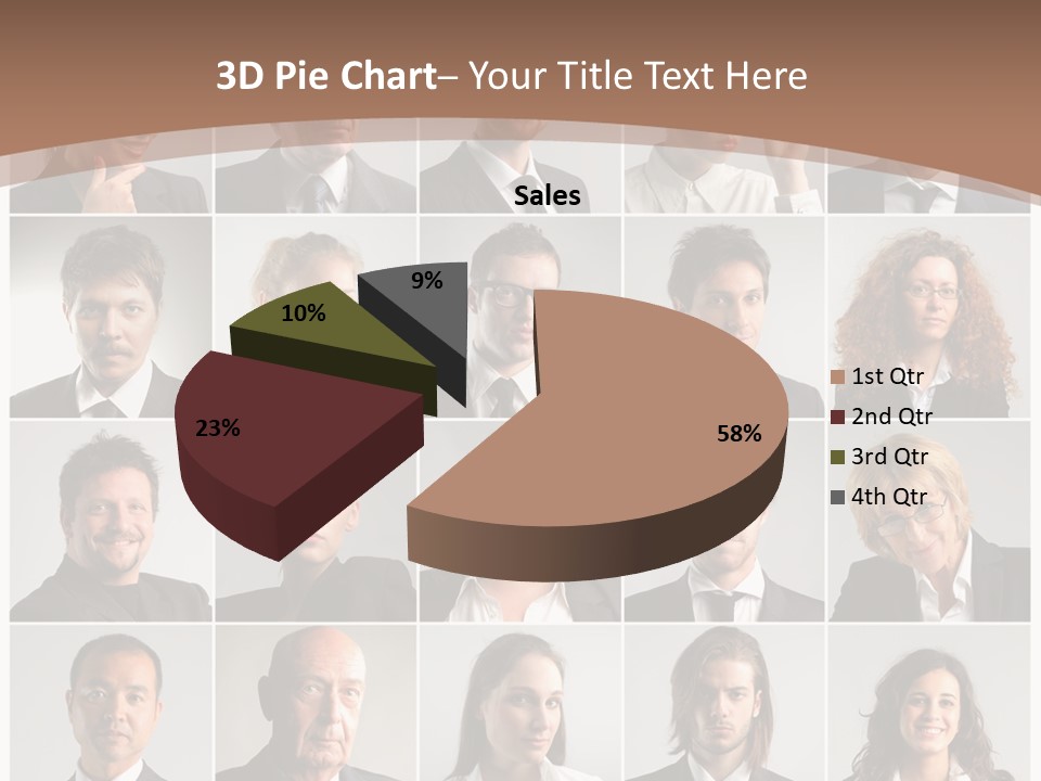 Face Job Square PowerPoint Template