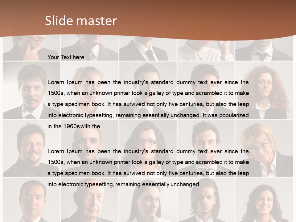 Elder African Teenager PowerPoint Template