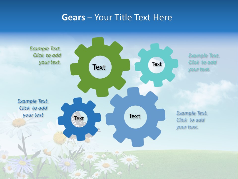 Organic Tree Growth PowerPoint Template