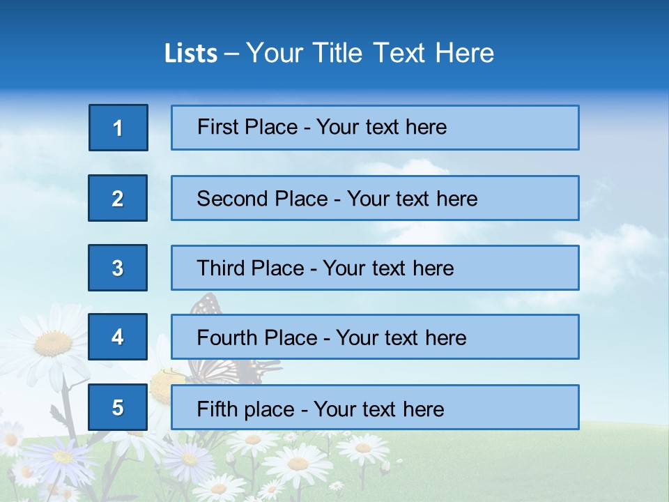 Organic Tree Growth PowerPoint Template