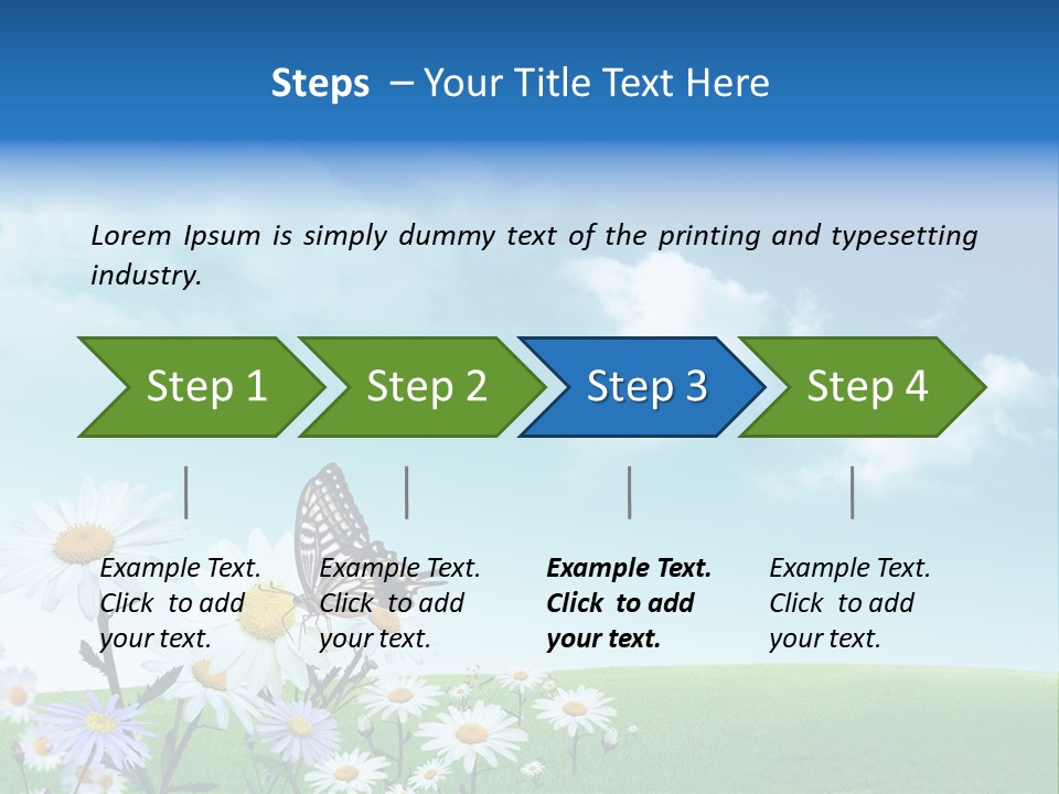 Organic Tree Growth PowerPoint Template