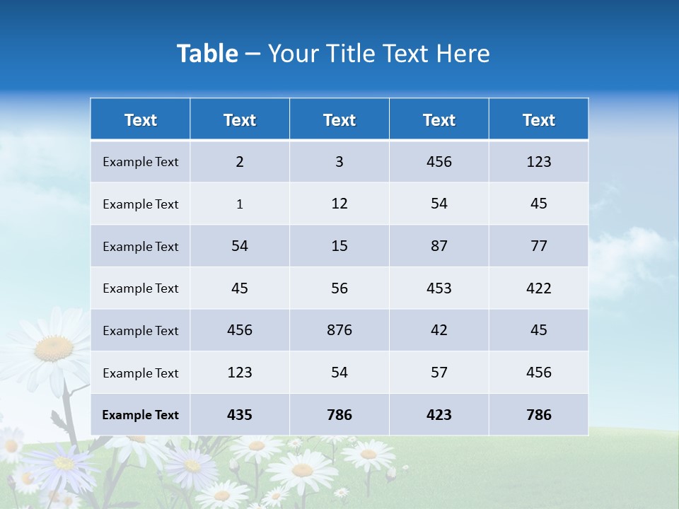 Organic Tree Growth PowerPoint Template