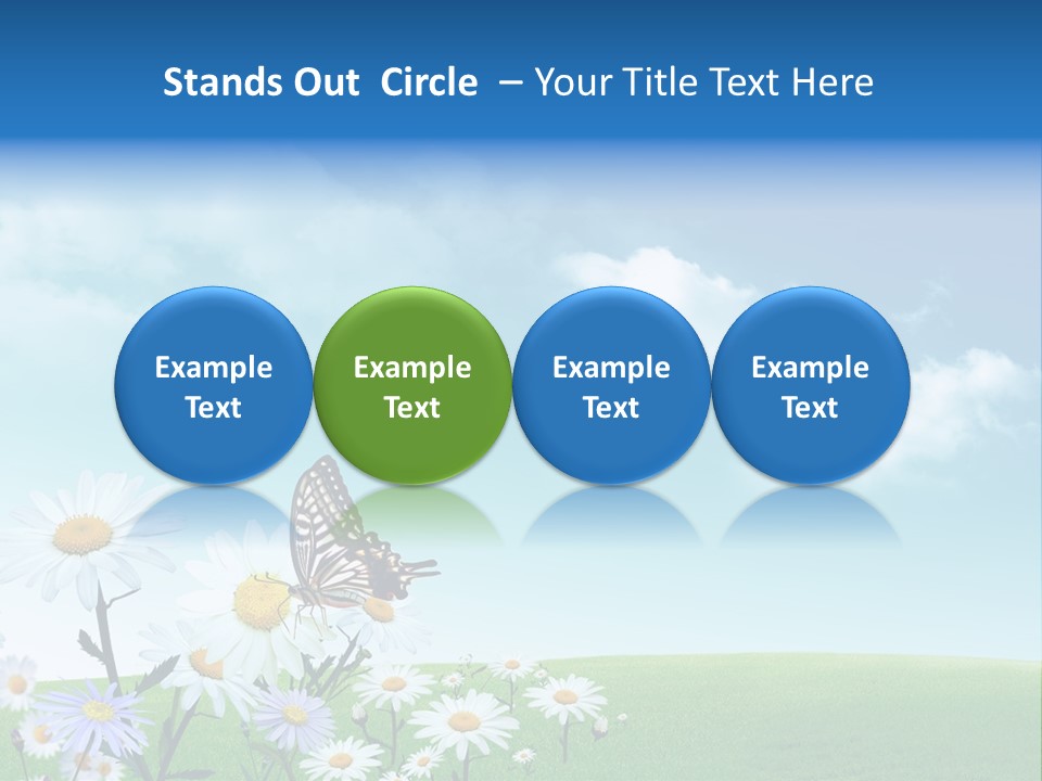 Organic Tree Growth PowerPoint Template
