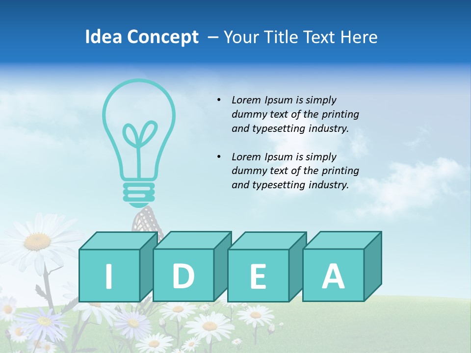 Organic Tree Growth PowerPoint Template