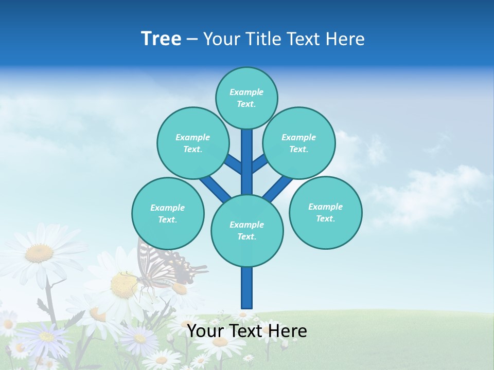Organic Tree Growth PowerPoint Template